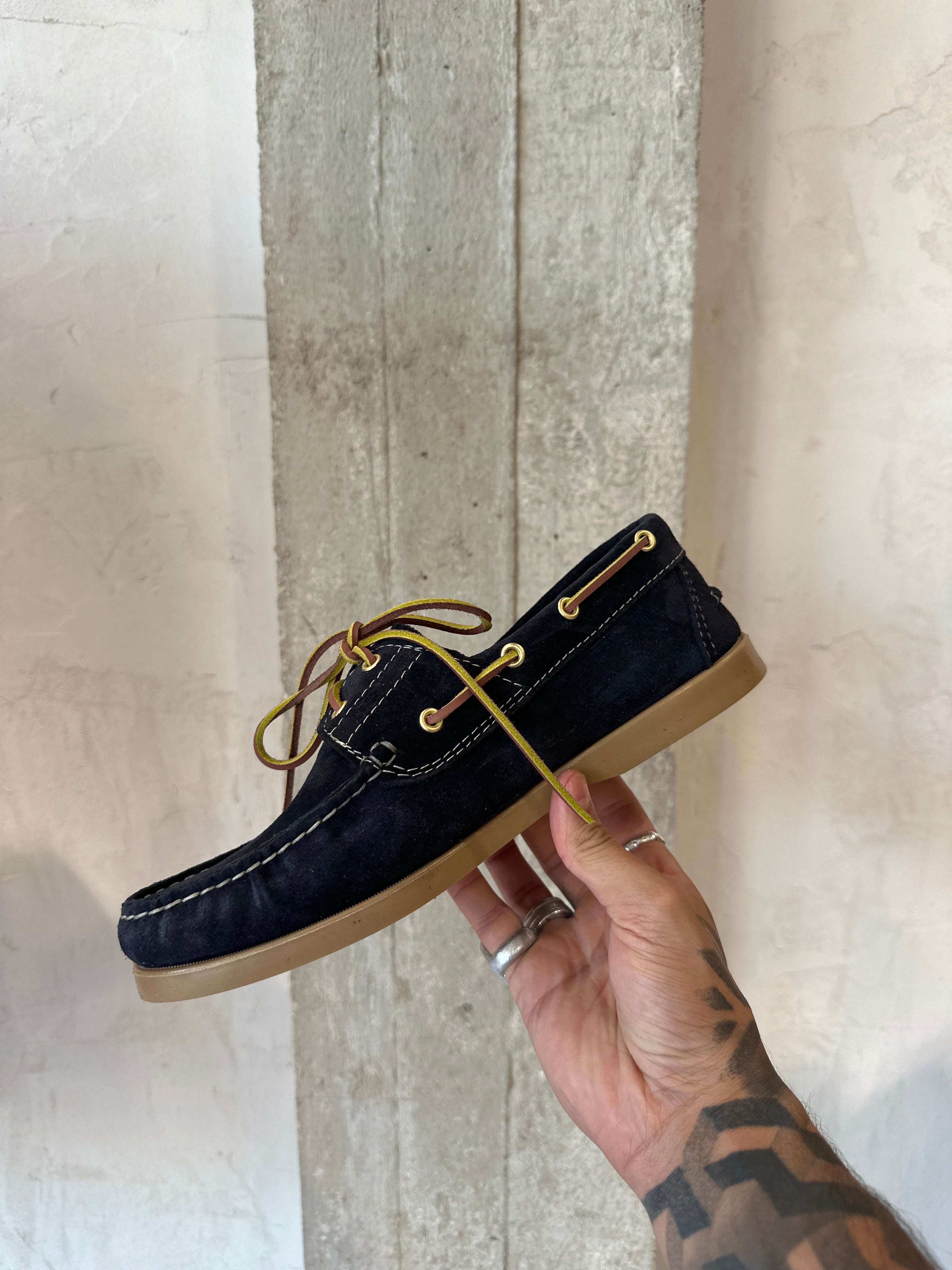 SCARPE DA BARCA CAMOSCIO