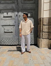 CAMICIA OVERSIZE RIVIERA BACCHETTINA