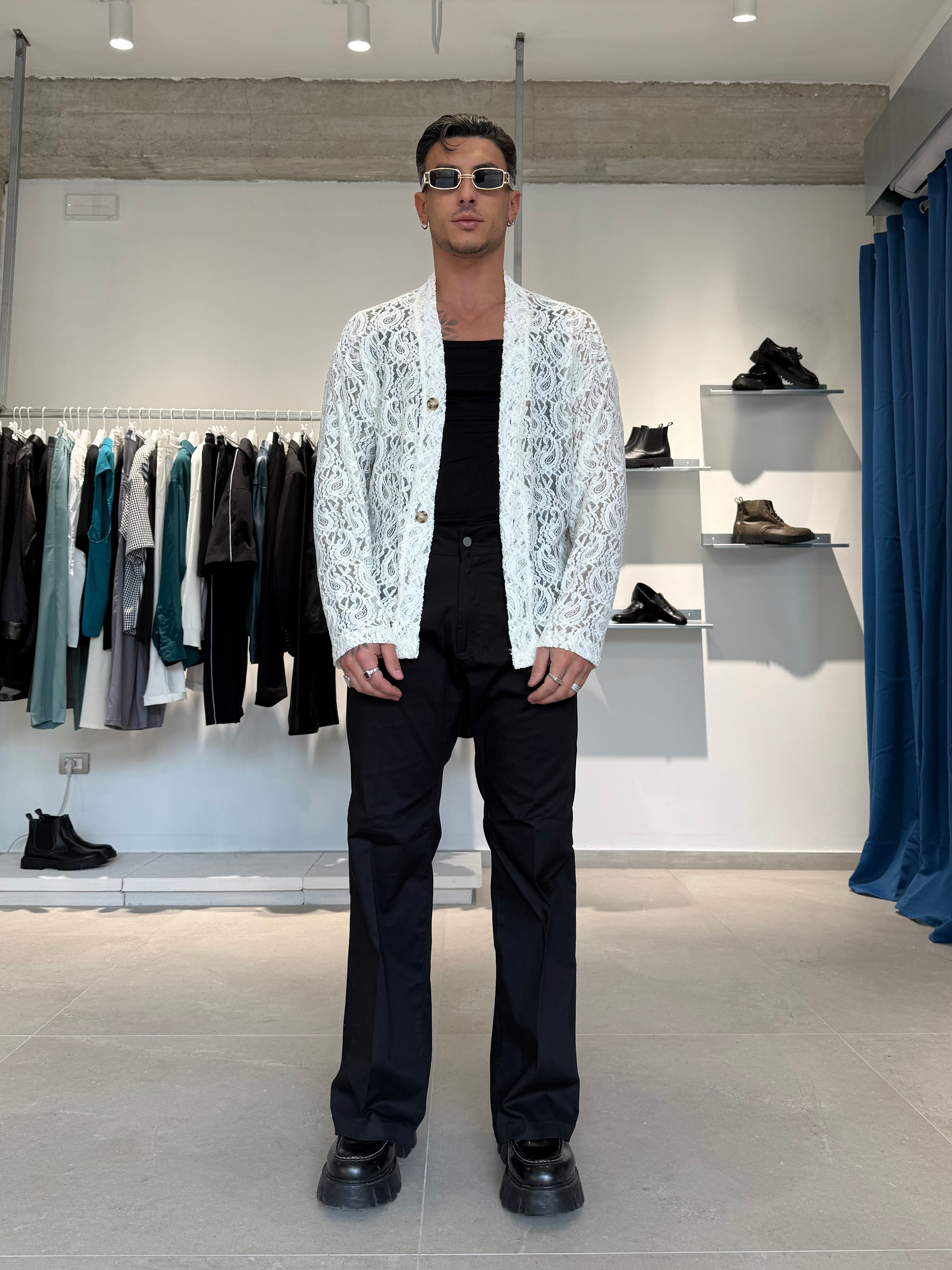 CARDIGAN PIZZO