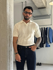 MAGLIA FILO DI COTONE CREMA