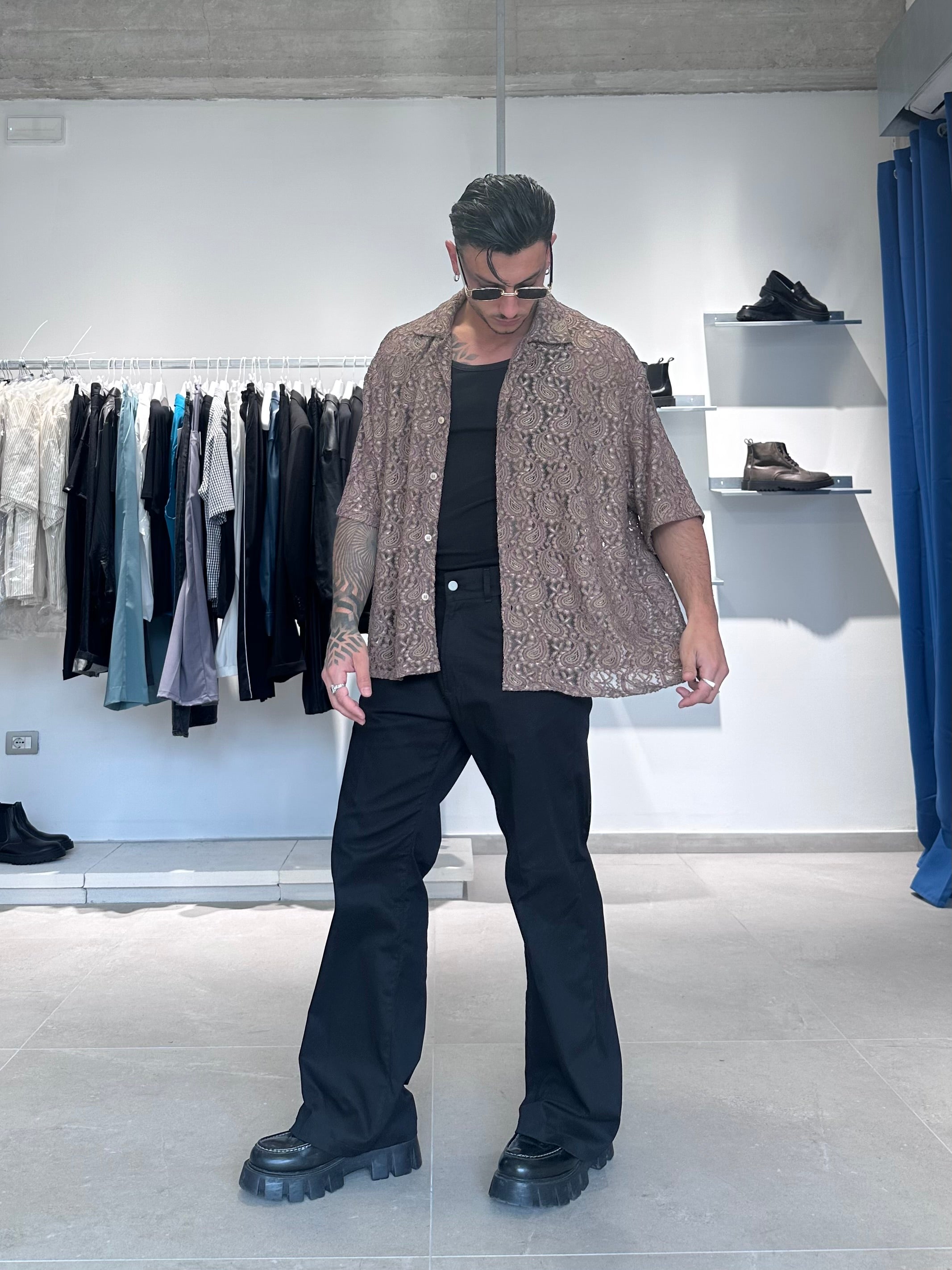 CAMICIA PIZZO