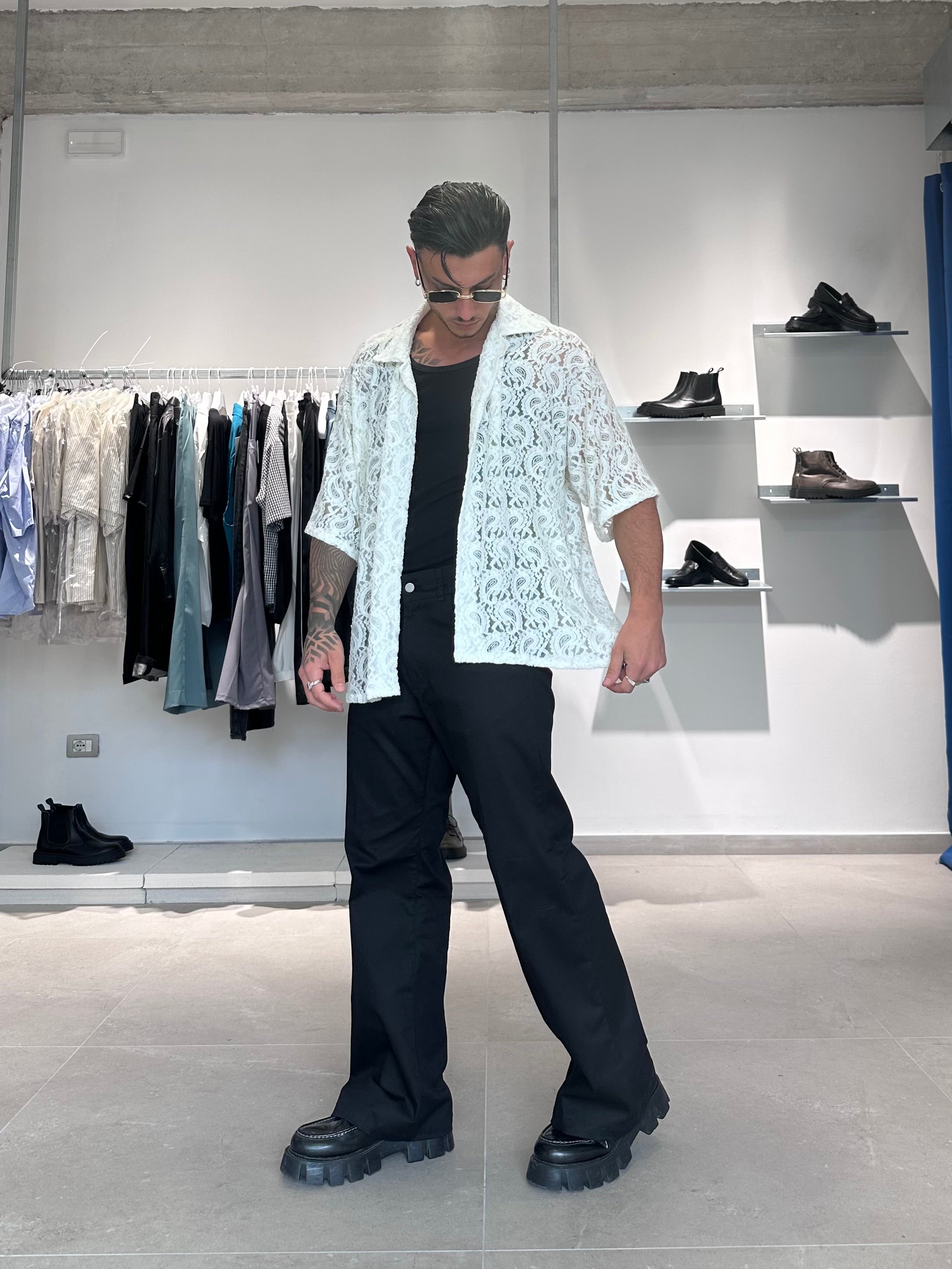 CAMICIA PIZZO