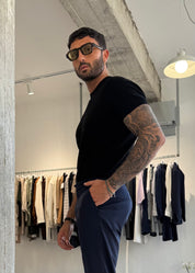 T-SHIRT VISCOSA GIROCOLLO