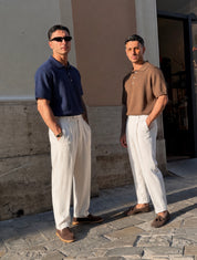 POLO FILO COTONE NATURAL