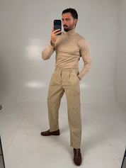 PANT VELLUTO A COSTE