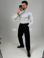 PANT VELLUTO A COSTE