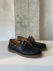 SCARPE DA BARCA PELLE