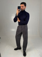 PANT VELLUTO A COSTE