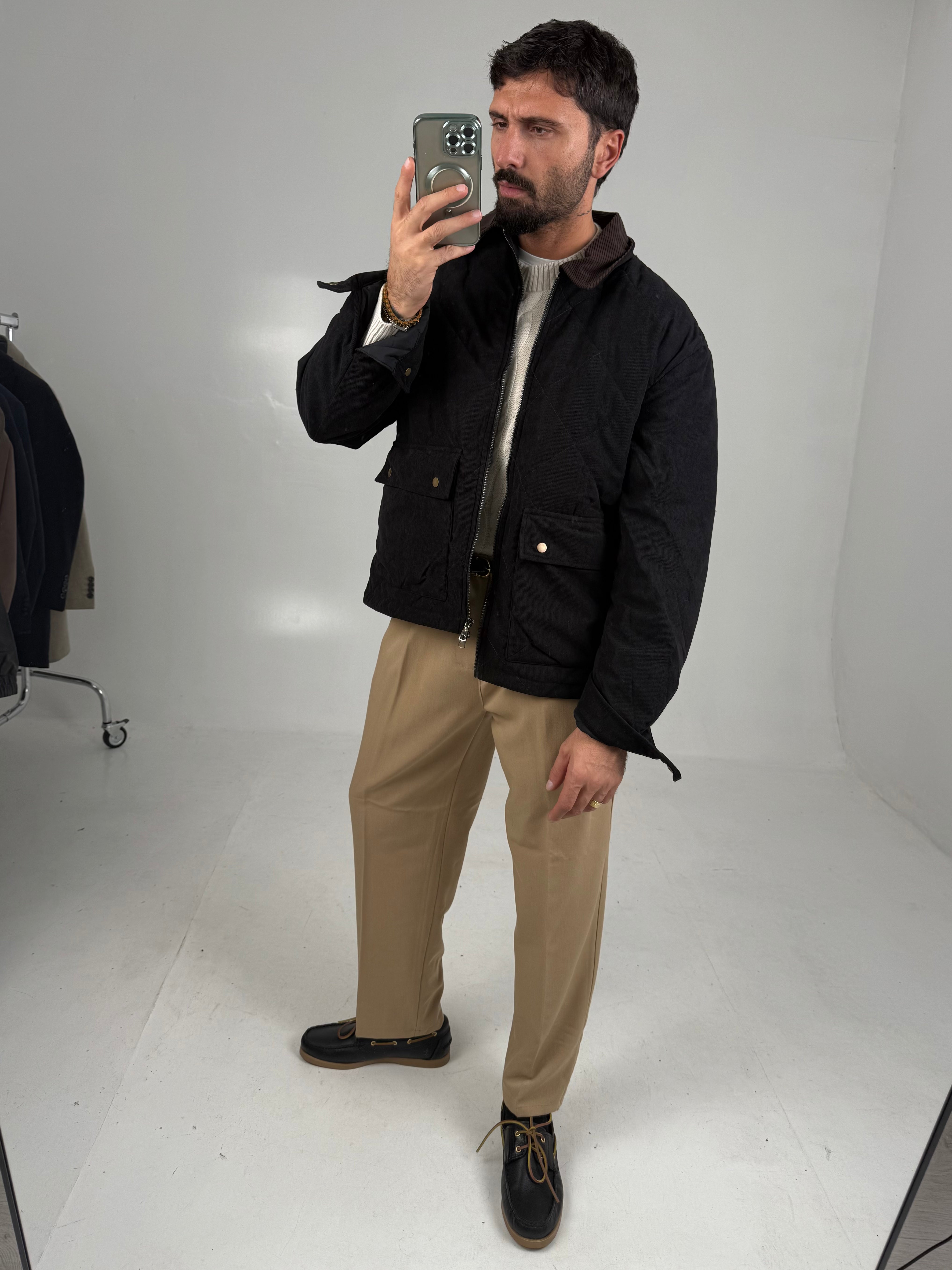 JACKET TRAPUNTA VELLUTO