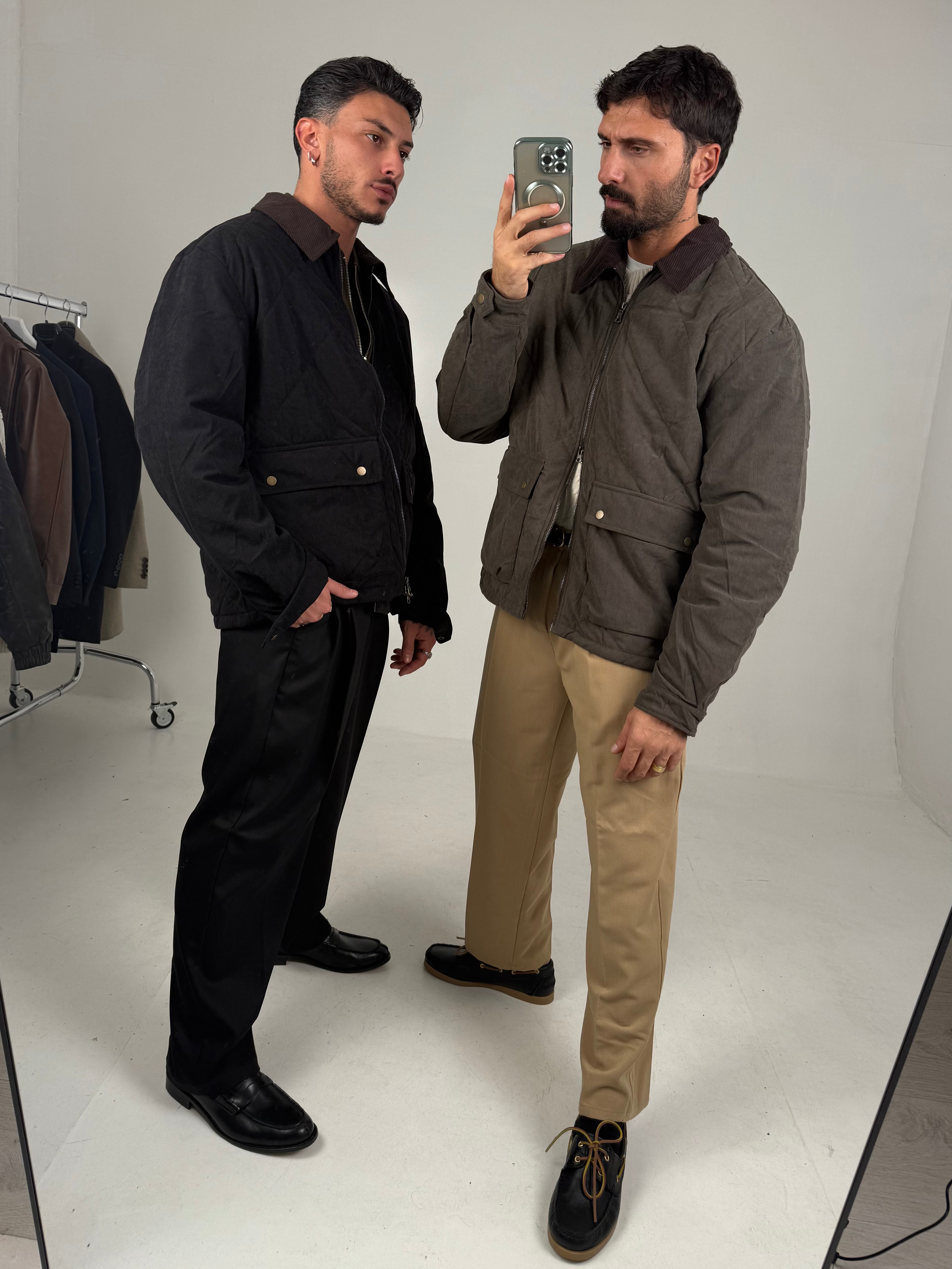 JACKET TRAPUNTA VELLUTO