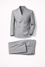 ABITO DOPPIO PETTO GESSATO