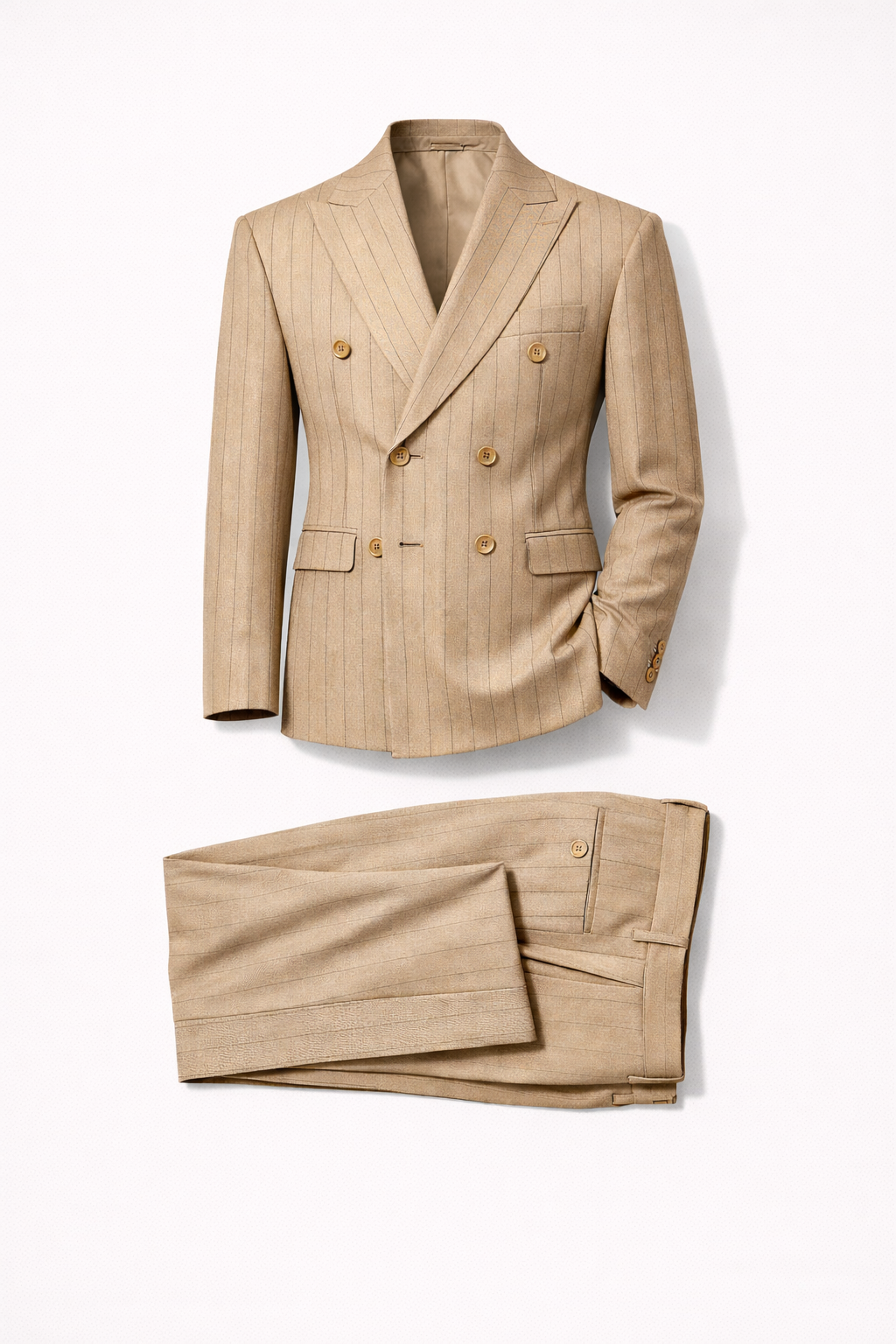 ABITO DOPPIO PETTO GESSATO