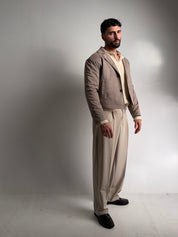 JACKET SUEDE CROPPED