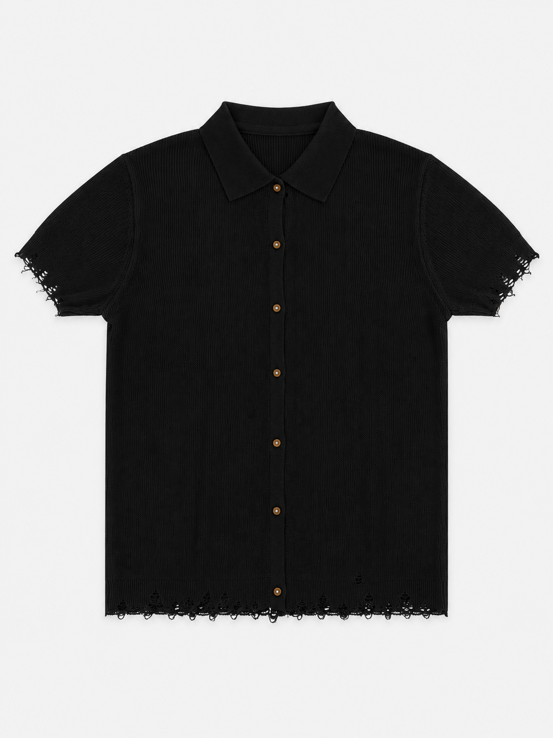 POLO CARDIGAN RAW