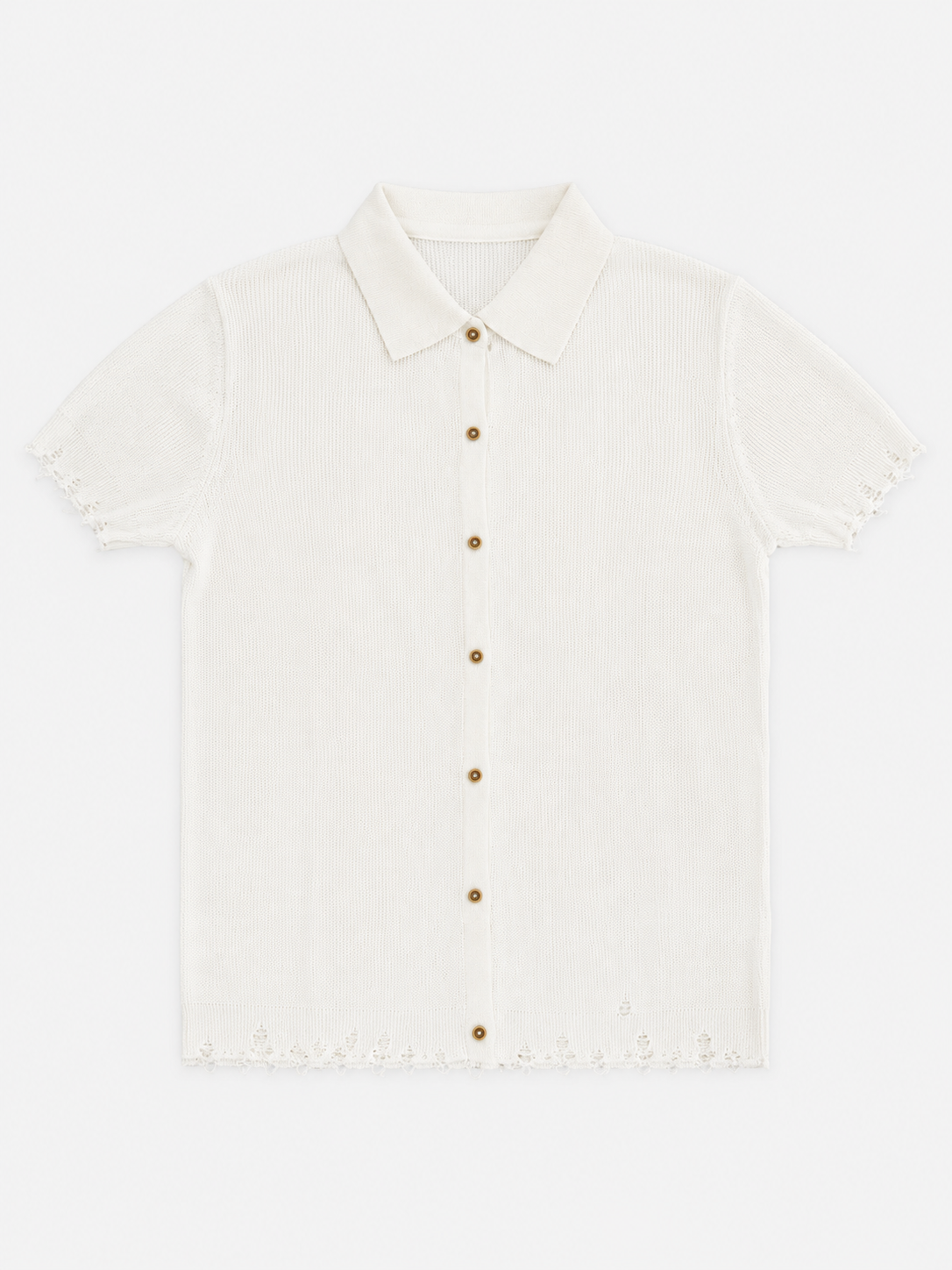 POLO CARDIGAN RAW