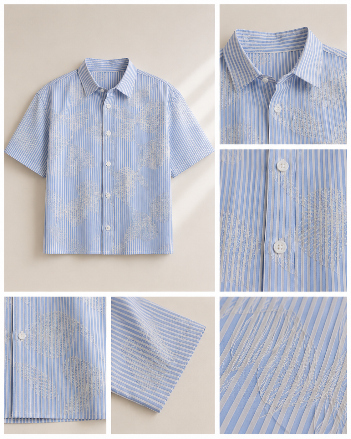 CAMICIA CROP EMBROIDERED