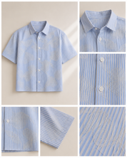 CAMICIA CROP EMBROIDERED