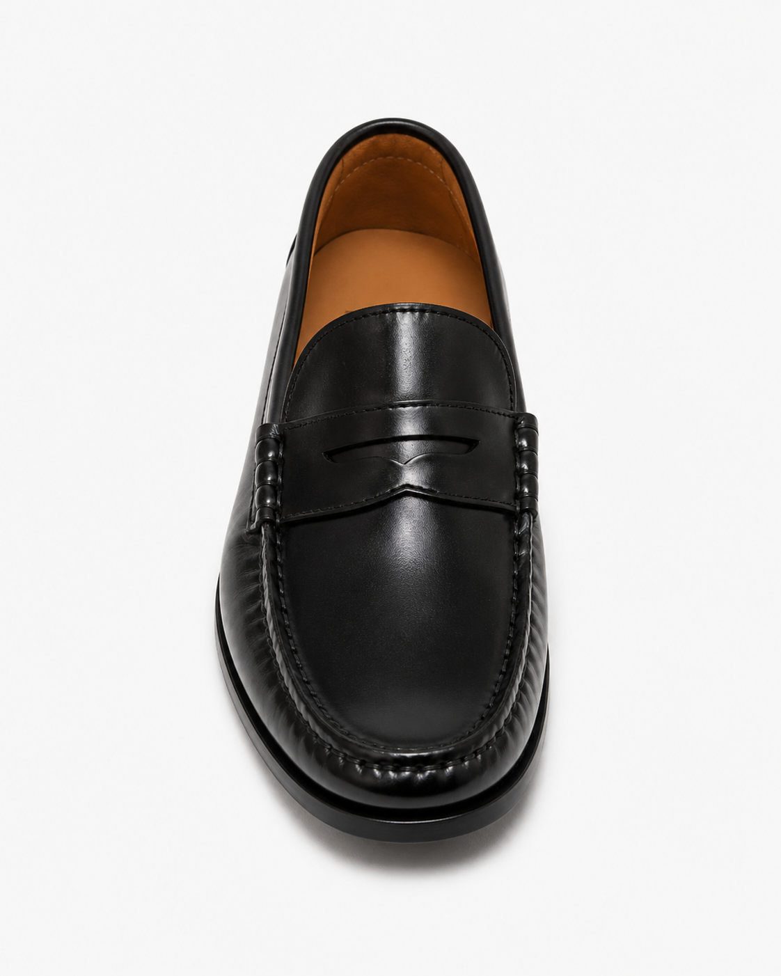 MOCASSINI LOAFER NERO LUCIDO