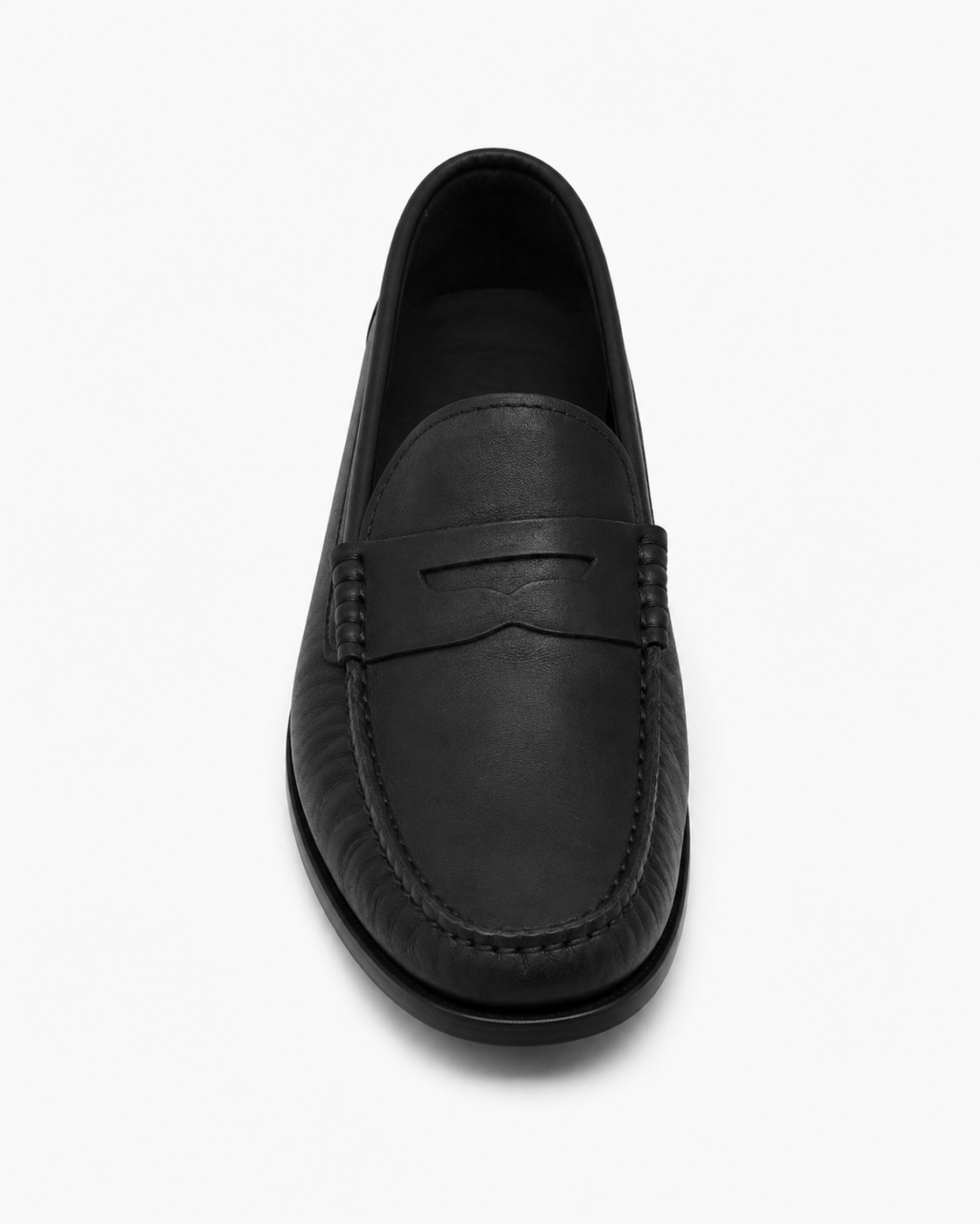 MOCASSINI LOAFER NERO OPACO