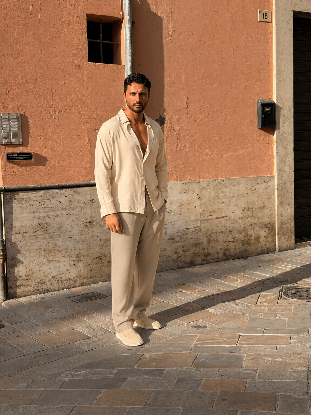 PANTALACCIO ELEGANT LINO