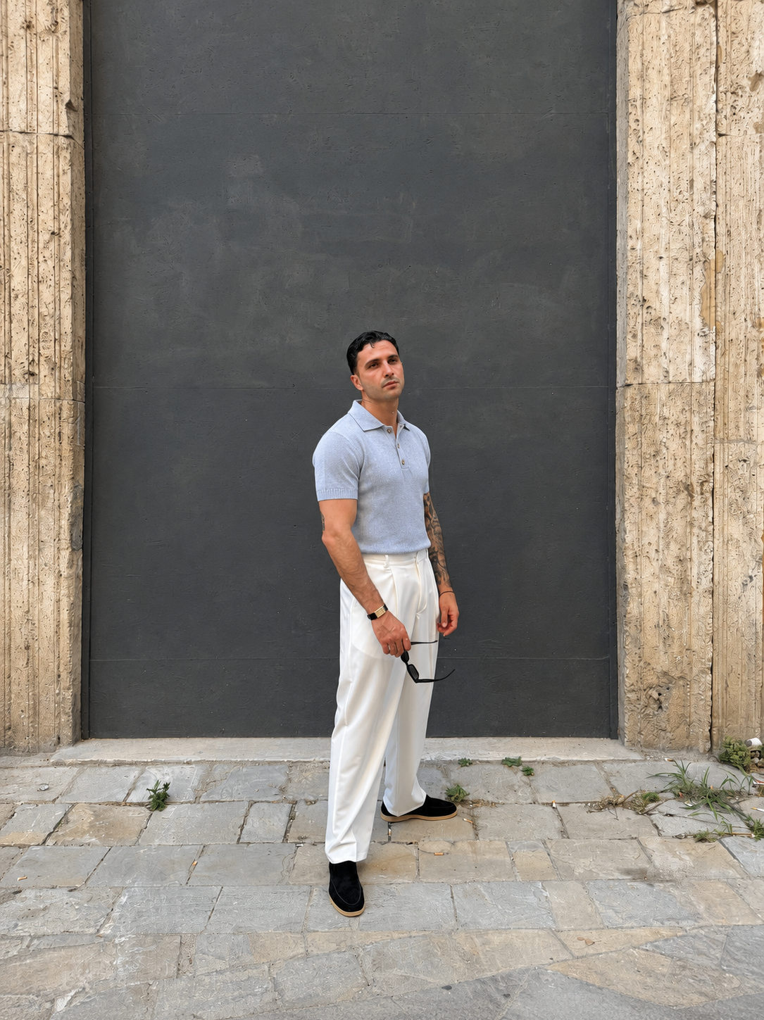 POLO FILO COTONE NATURAL