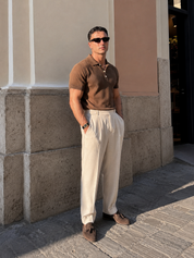 POLO FILO COTONE NATURAL