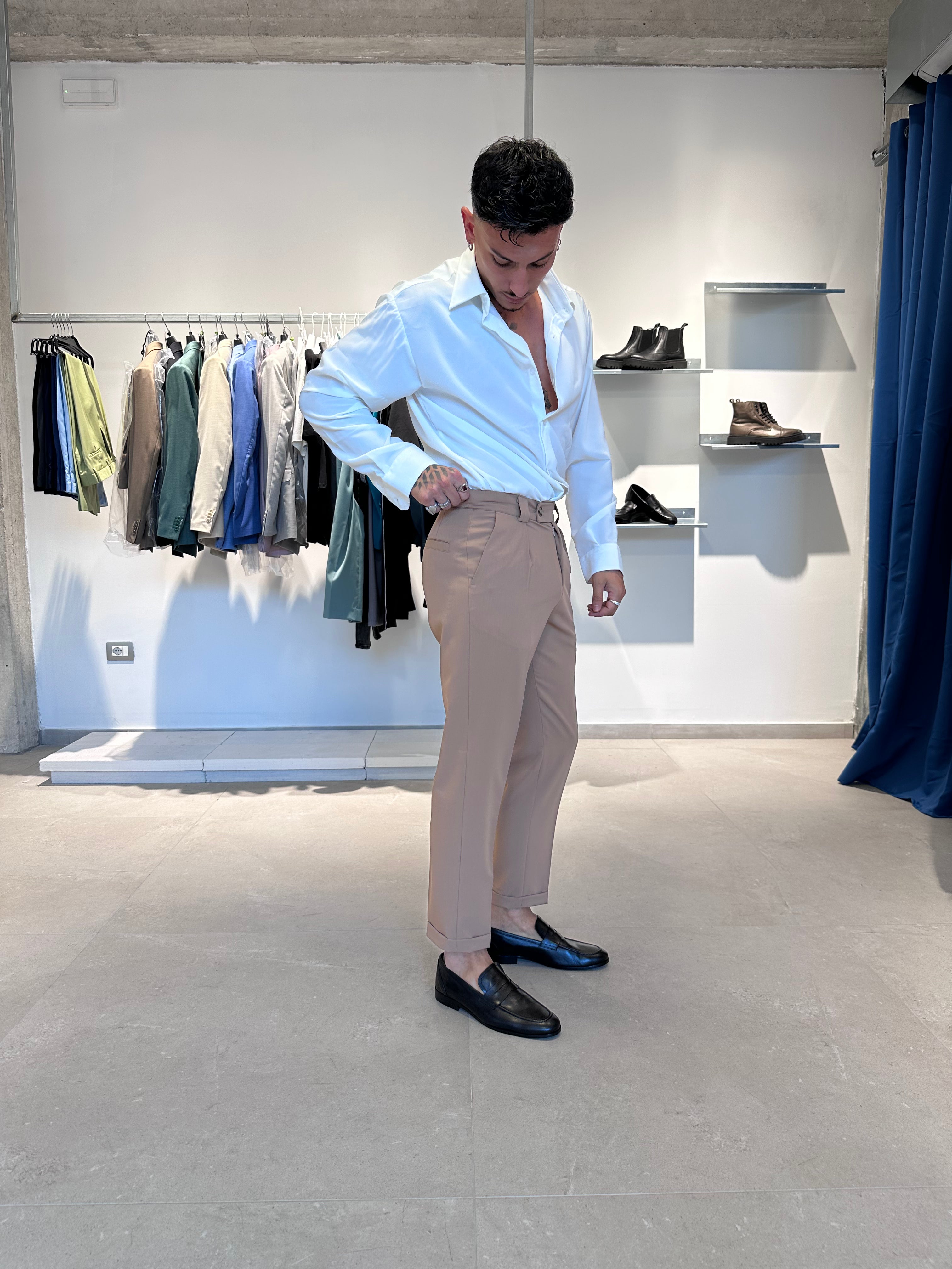 PANTA CAPRI CAMEL