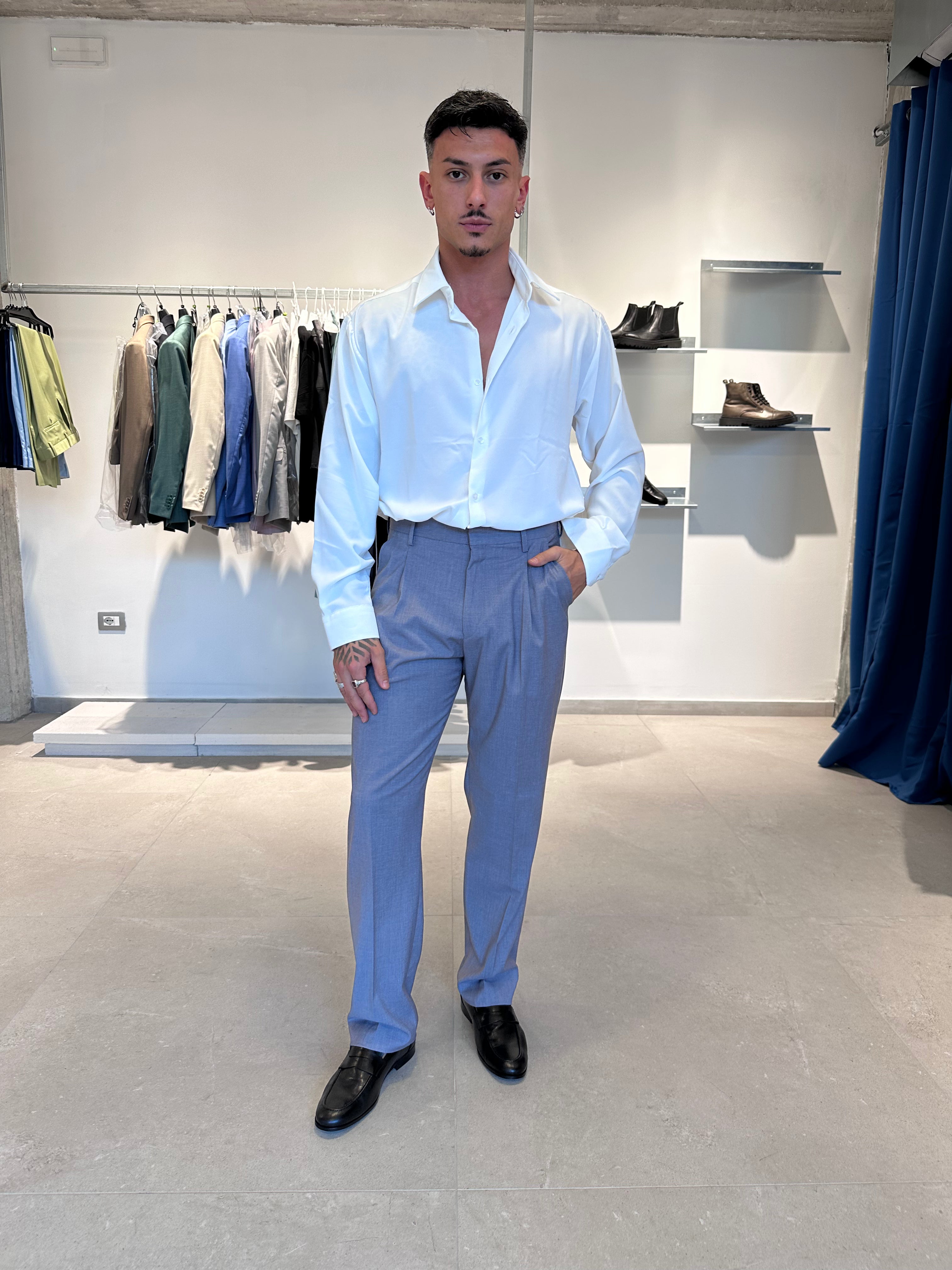 PANTA BELFORT GRIGIO CHIARO