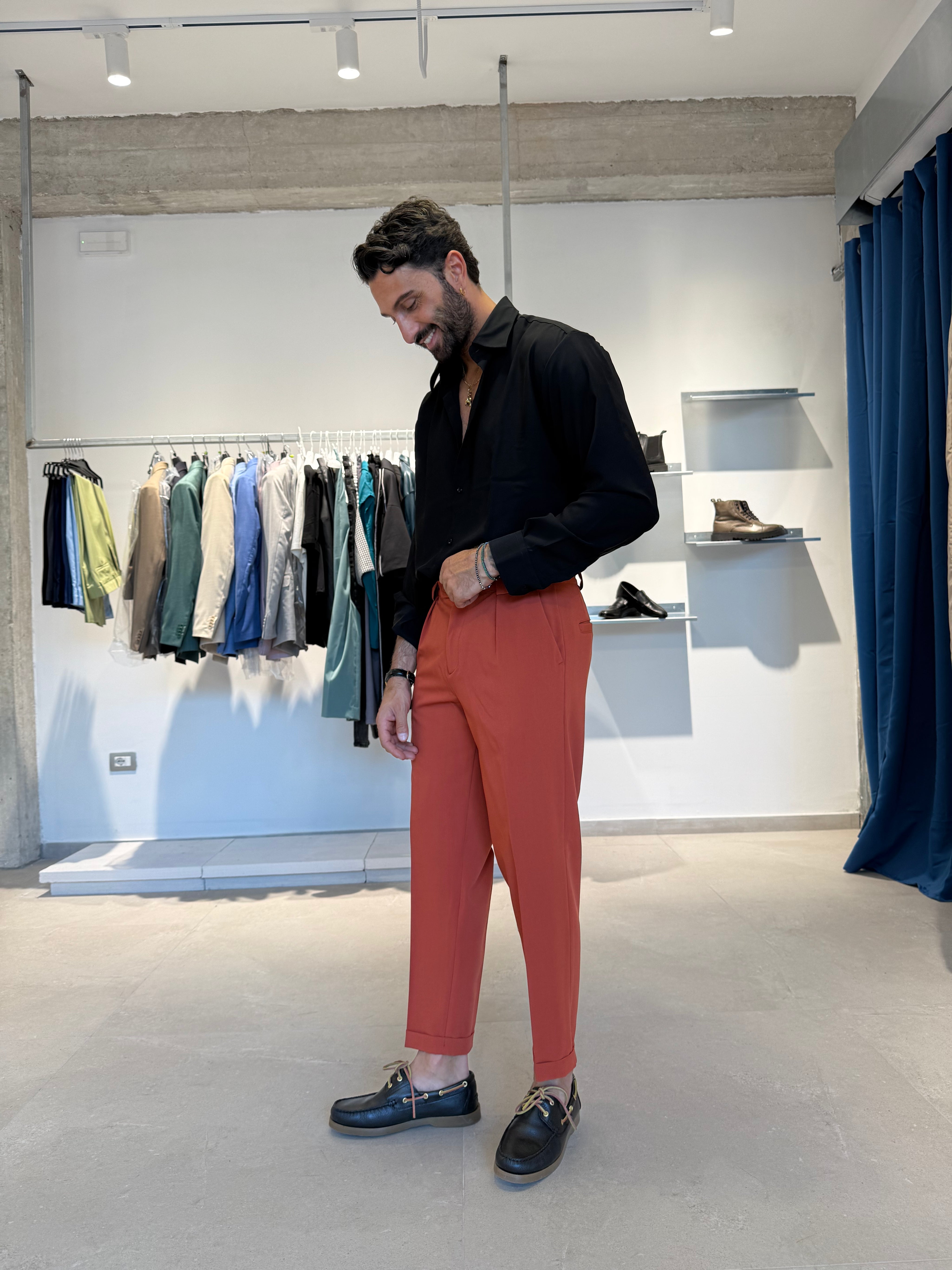 PANTA CAPRI CORALLO