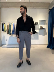 PANTA CAPRI FANGO