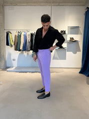 PANTA CAPRI LILLA