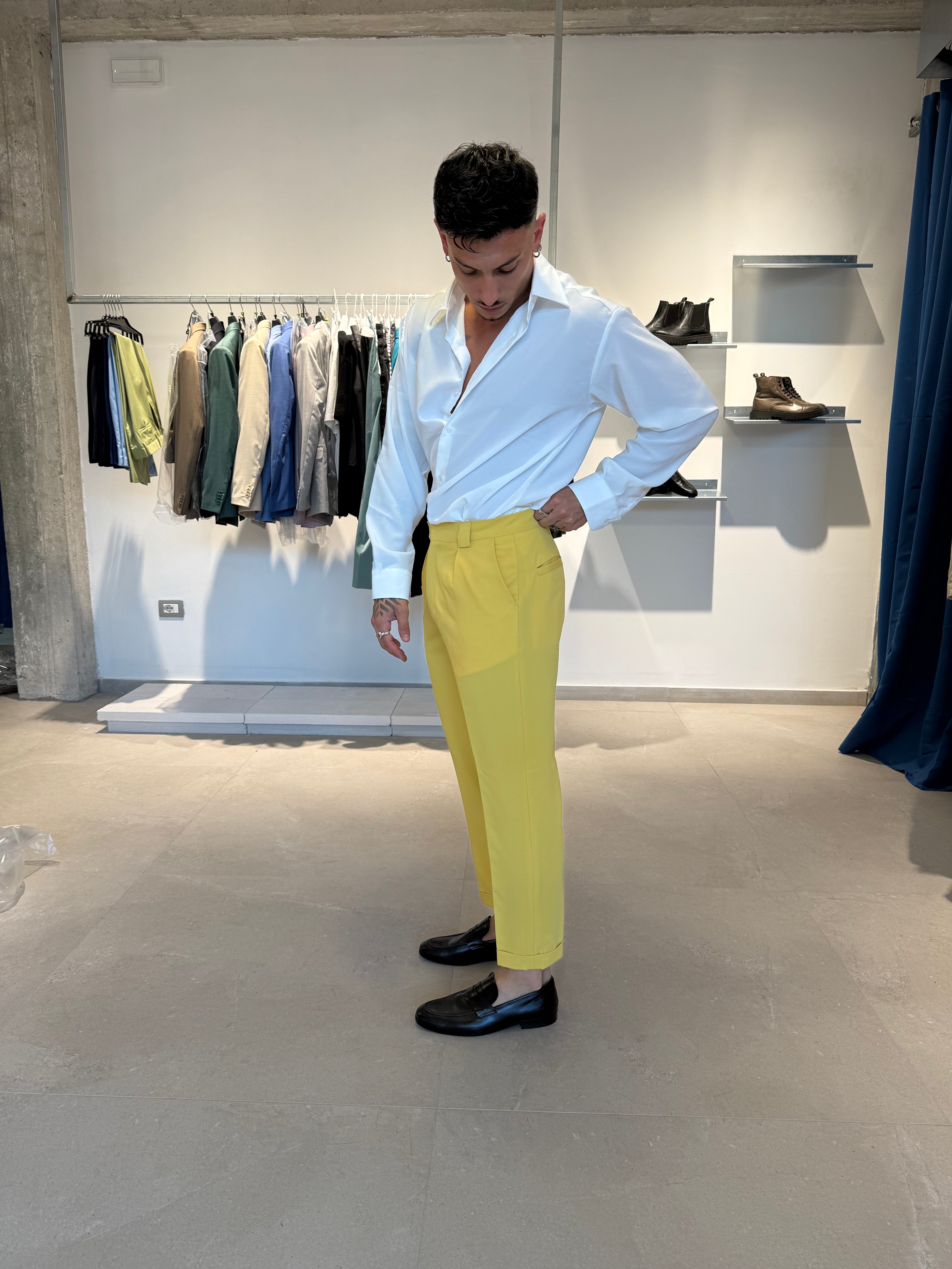 PANTA CAPRI GIALLO