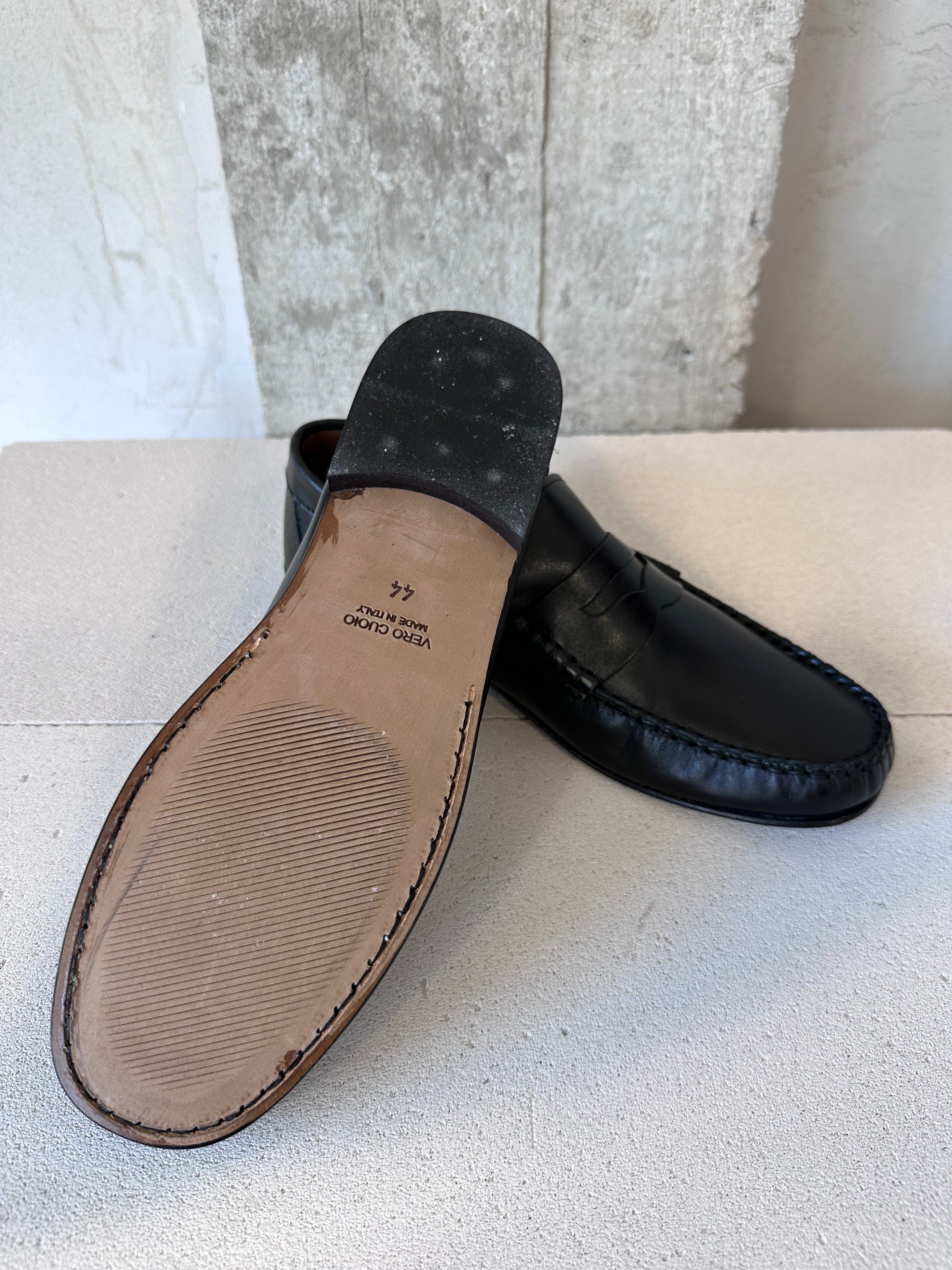 MOCASSINI LOAFER PELLE NERA