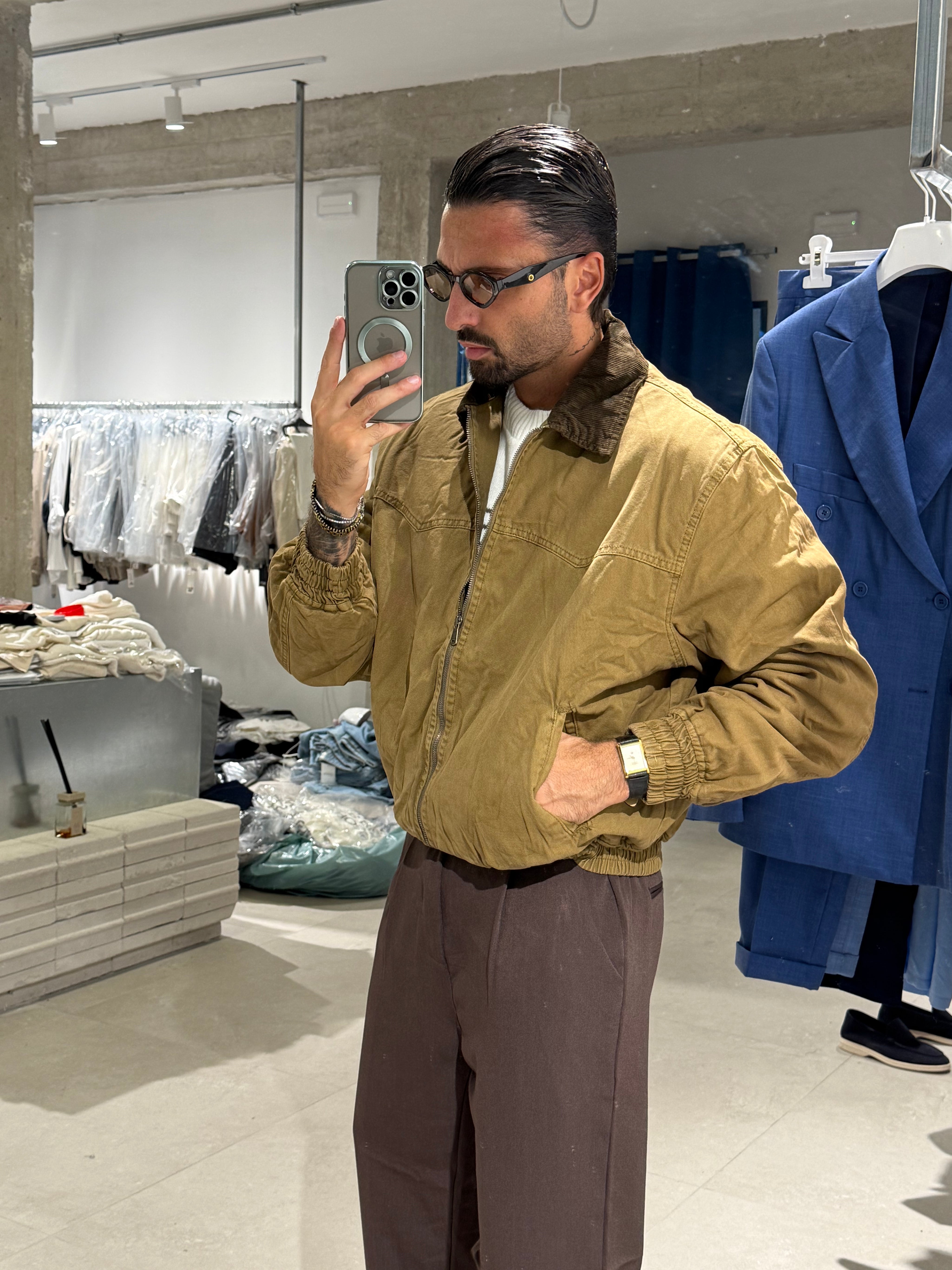 JACKET DENIM CORDUROY