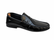 MOCASSINI LOAFER NERO LUCIDO