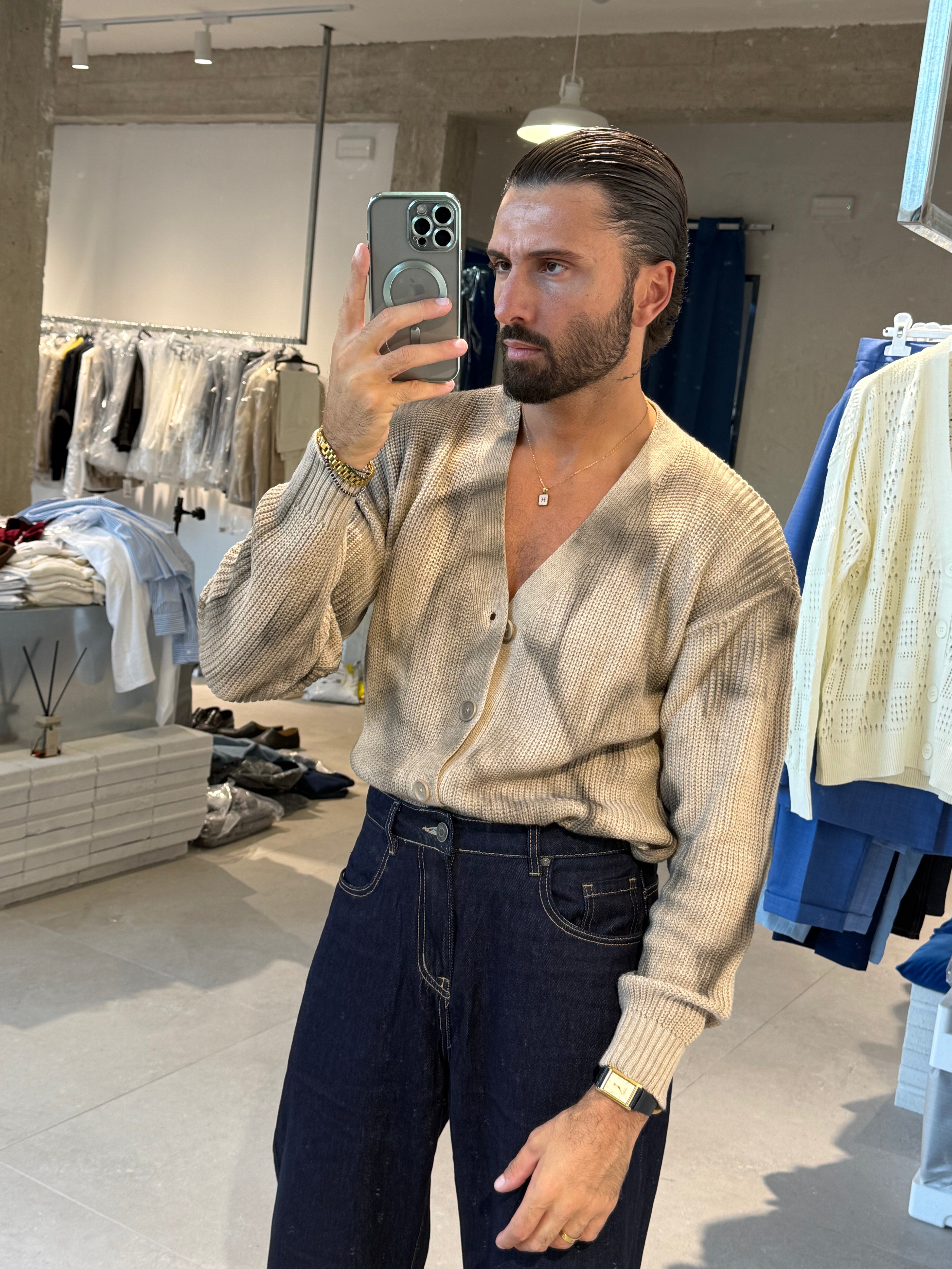 CARDIGAN FUMÈ
