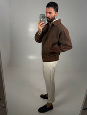 JACKET CAMOSCIO
