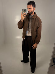 JACKET CAMOSCIO