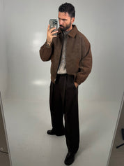JACKET CAMOSCIO