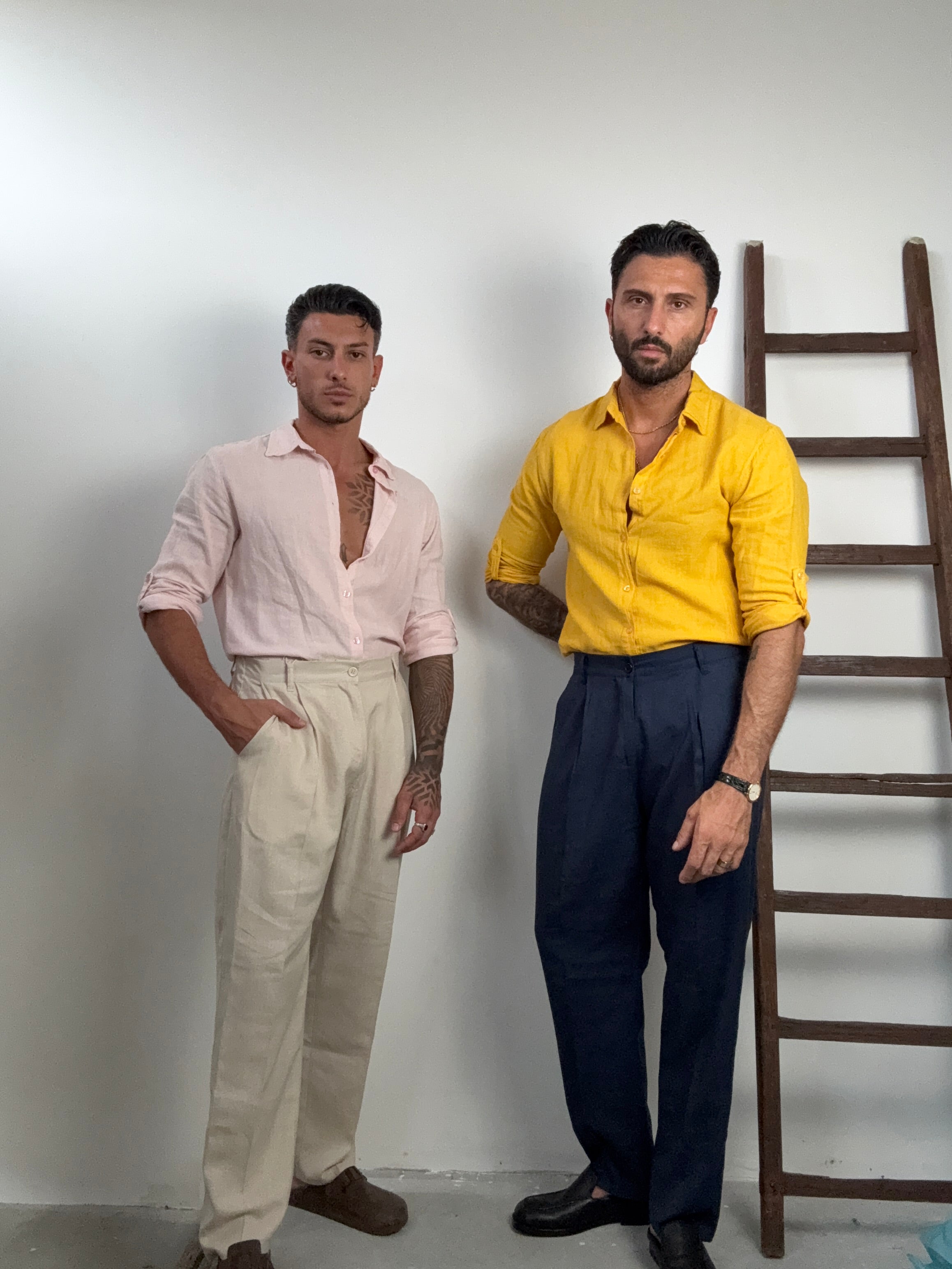 PANTA LOOSE FIT LINO