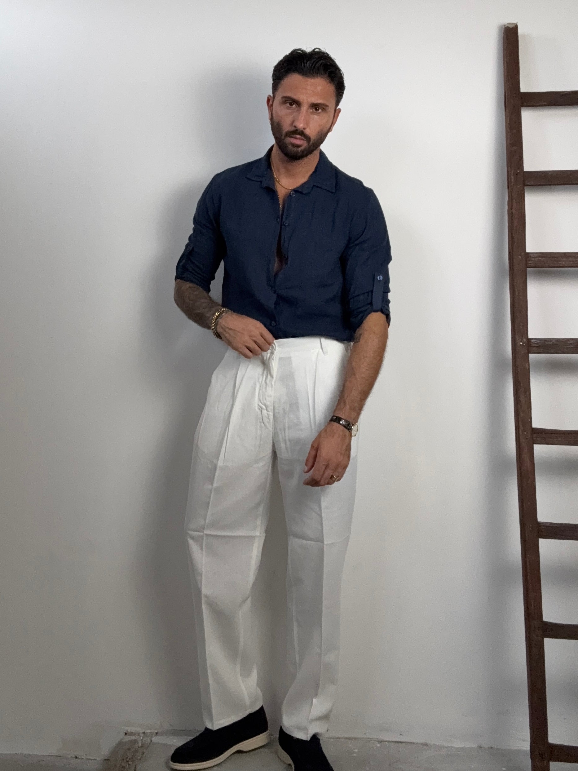CAMICIA LINO SLIM
