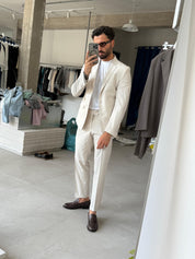 ABITO MONOPETTO BEIGE