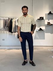 MAGLIA FILO DI COTONE CREMA