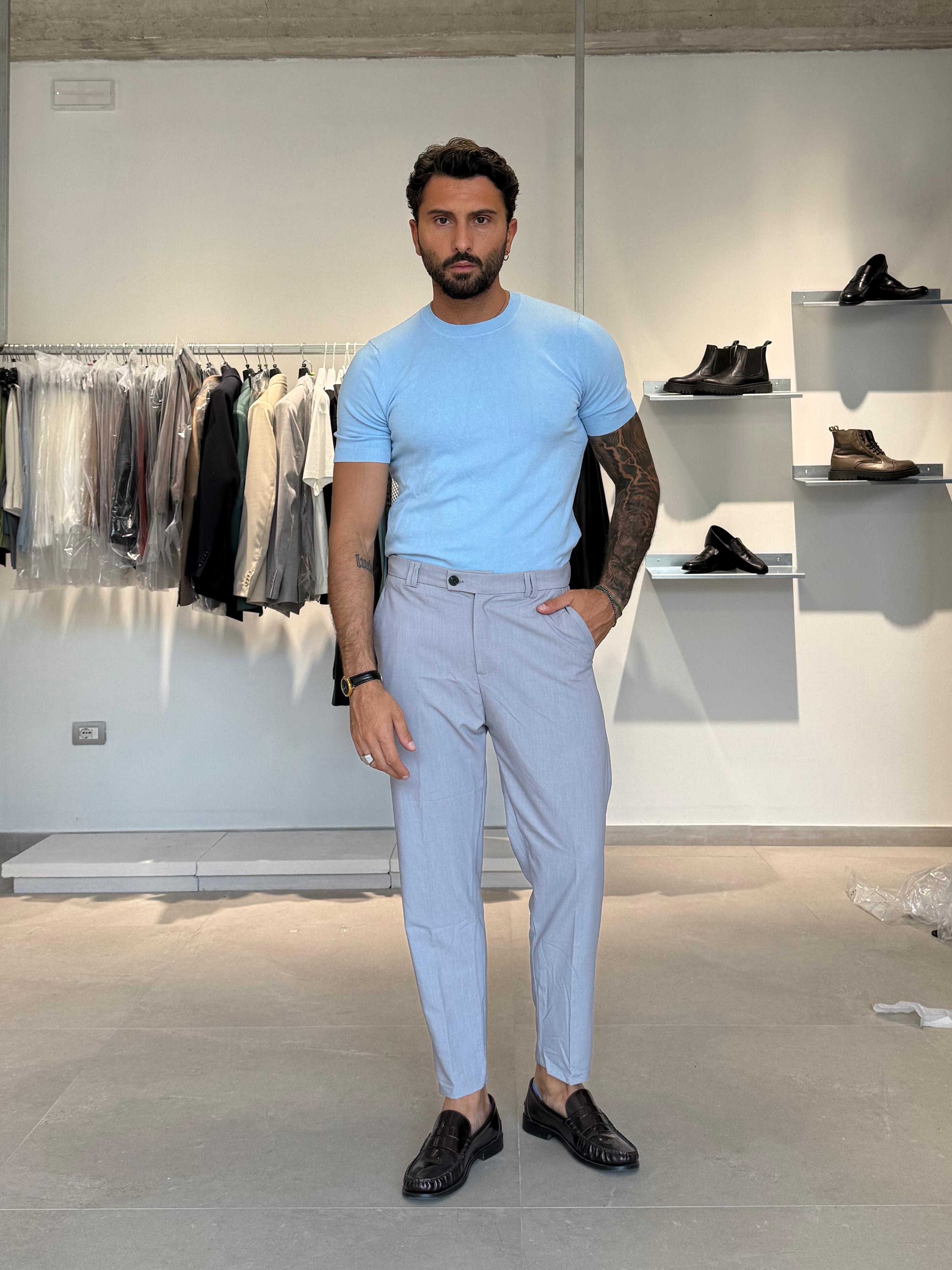 PANT CLASSIC FIT NEW GRIGIO