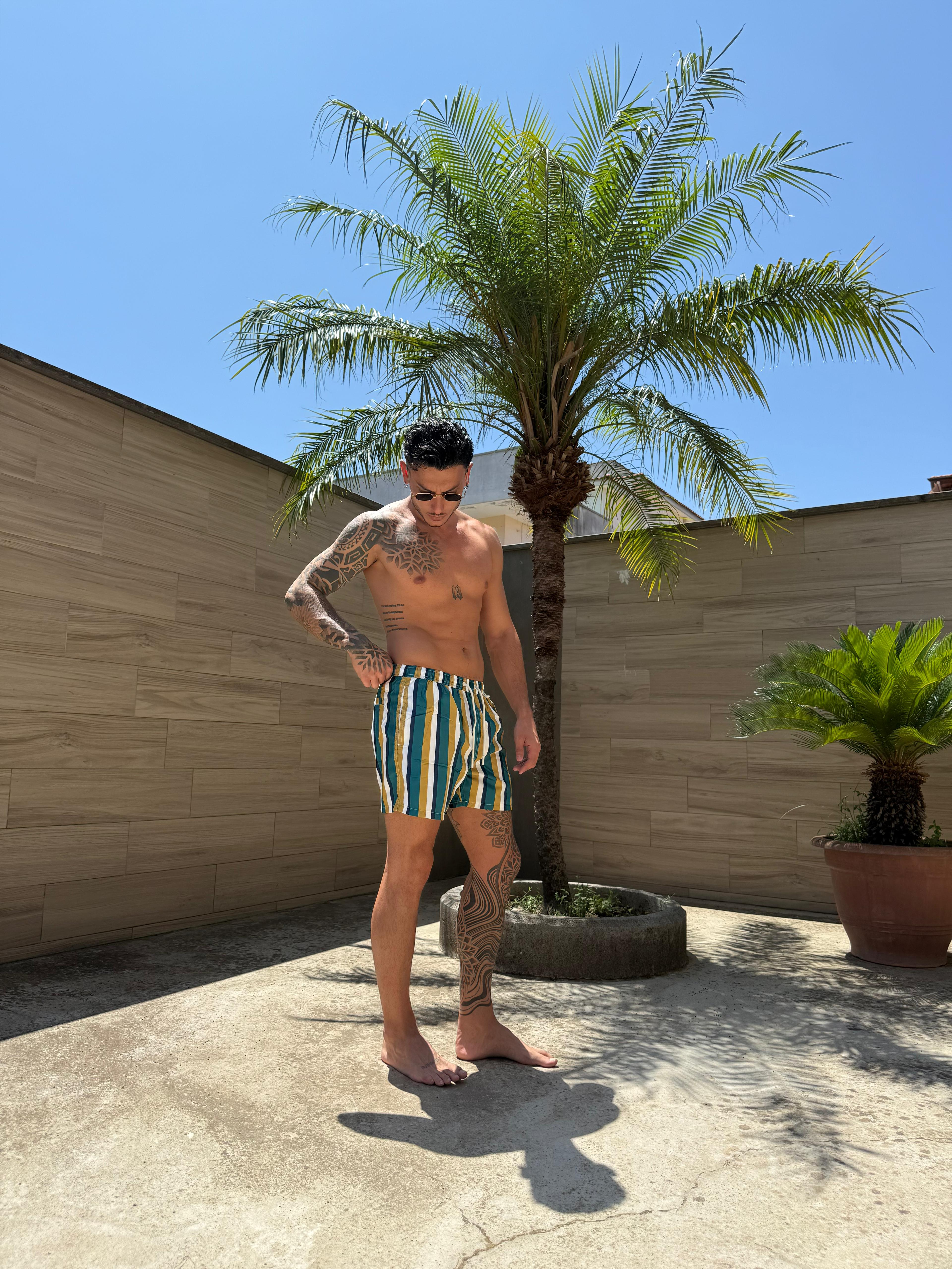 COSTUME PRAIA MULTICOLORE