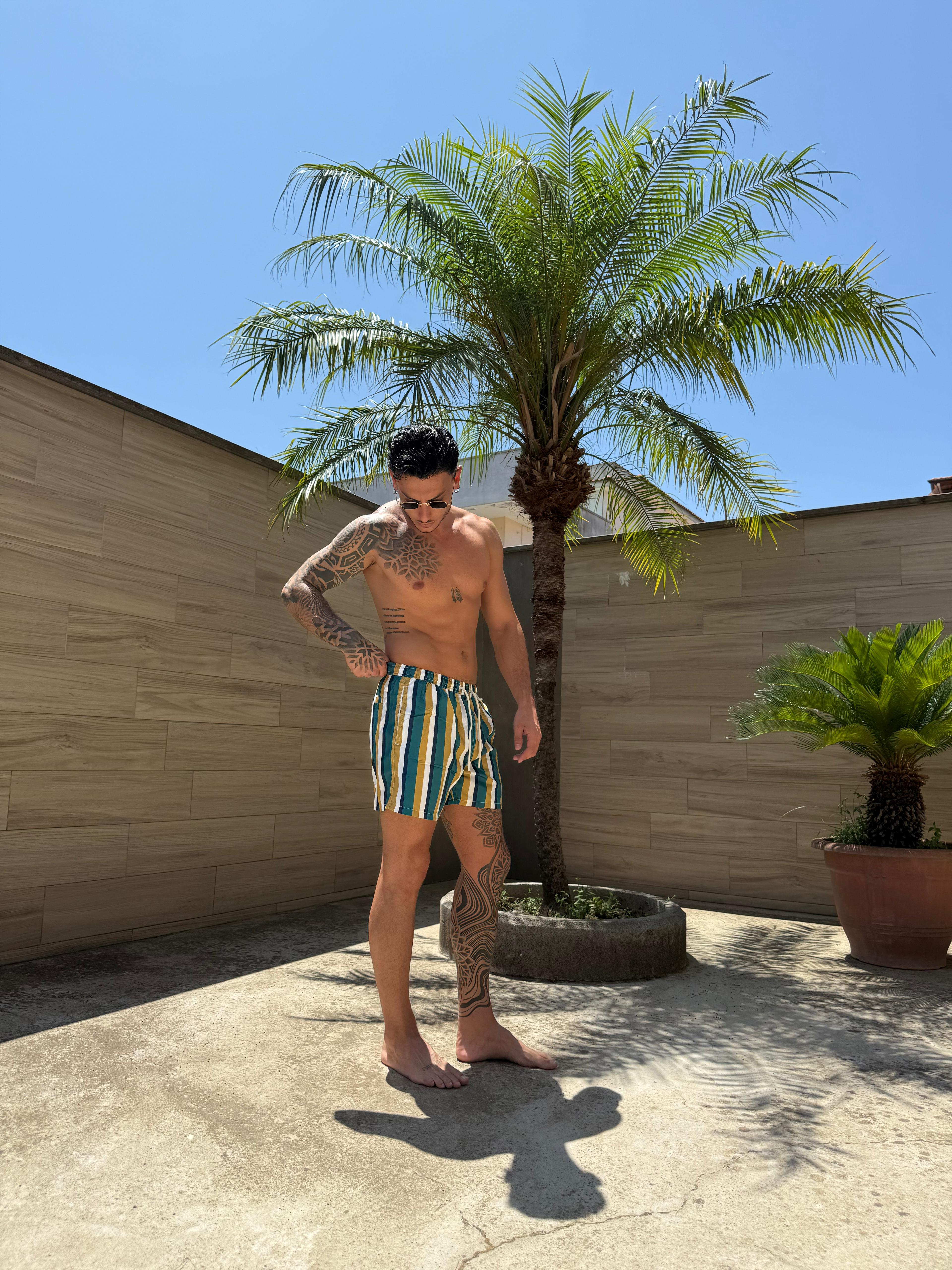 COSTUME PRAIA MULTICOLORE