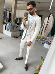 ABITO MONOPETTO BEIGE